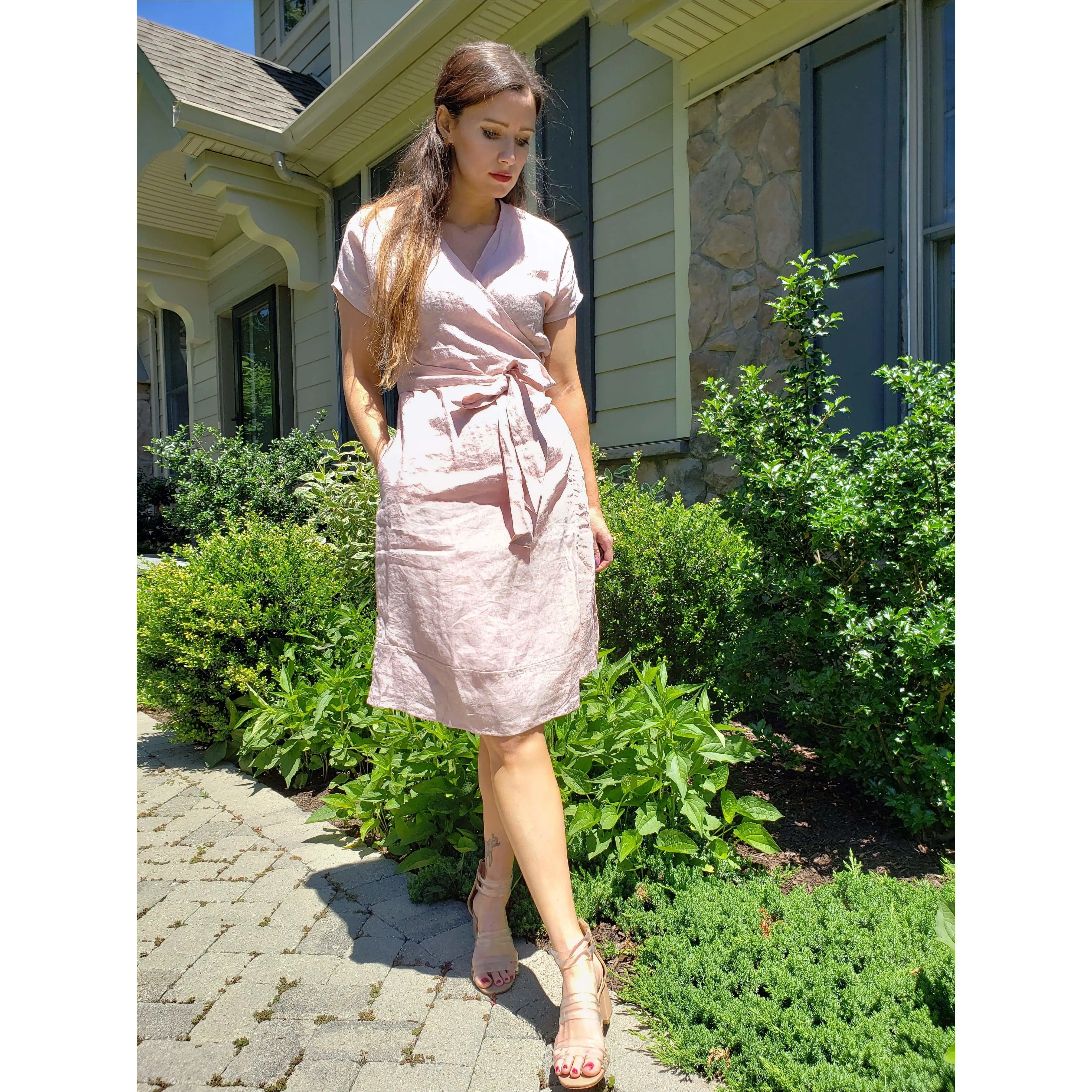 Nolita Linen Wrap Dress