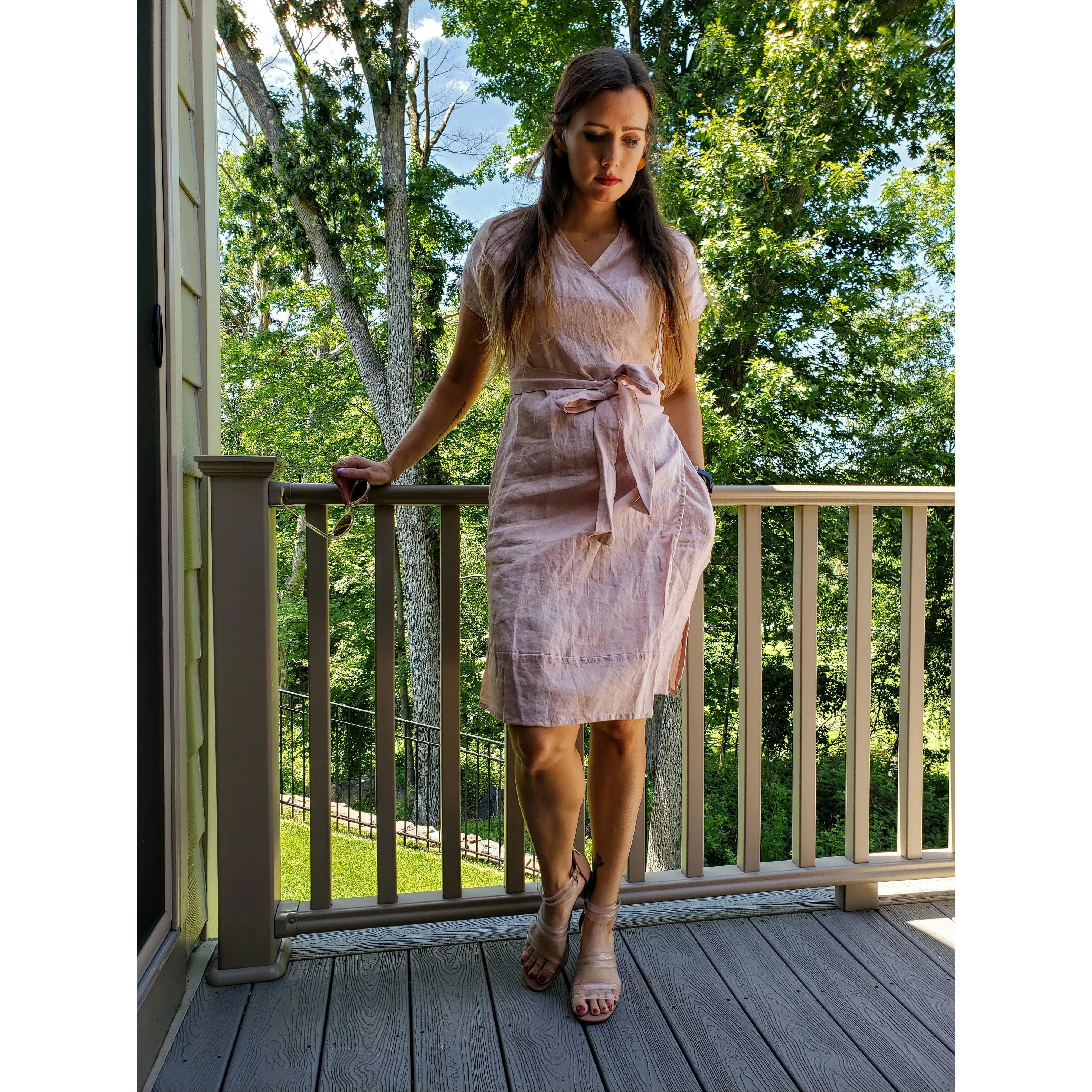 Nolita Linen Wrap Dress