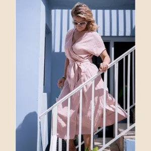 Nolita Linen Wrap Dress