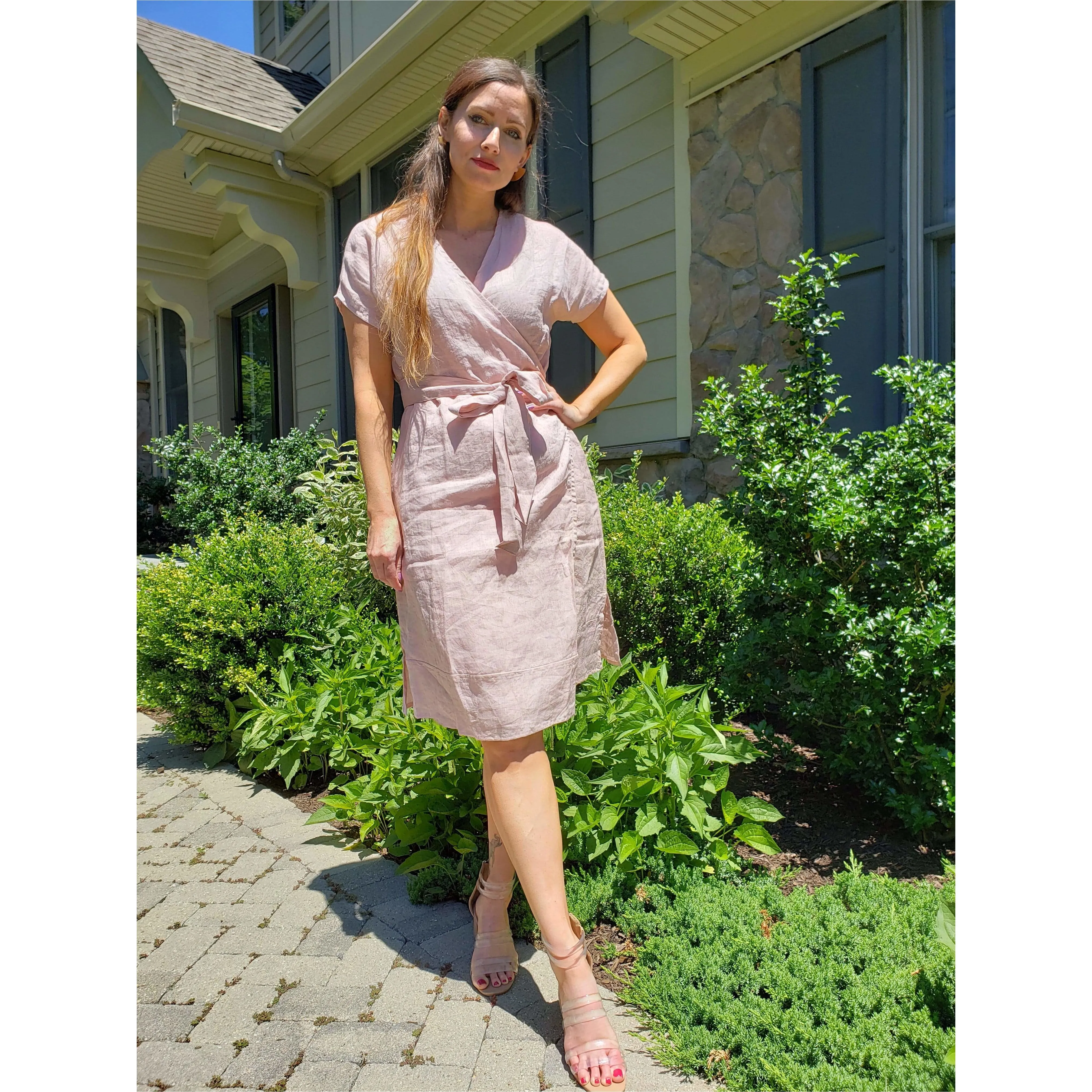 Nolita Linen Wrap Dress