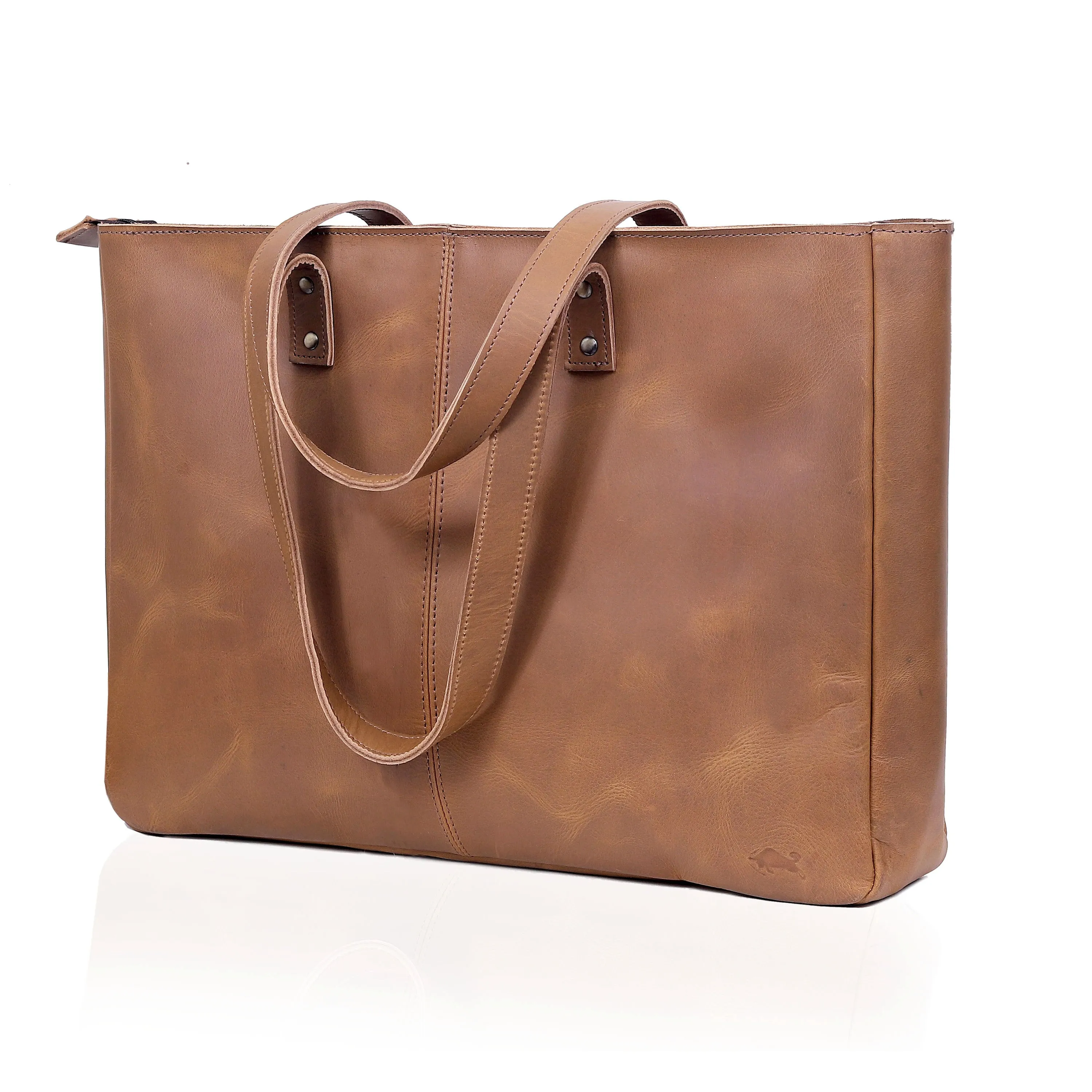 Nora Buffalo Leather Tote Bag   Wallet Set