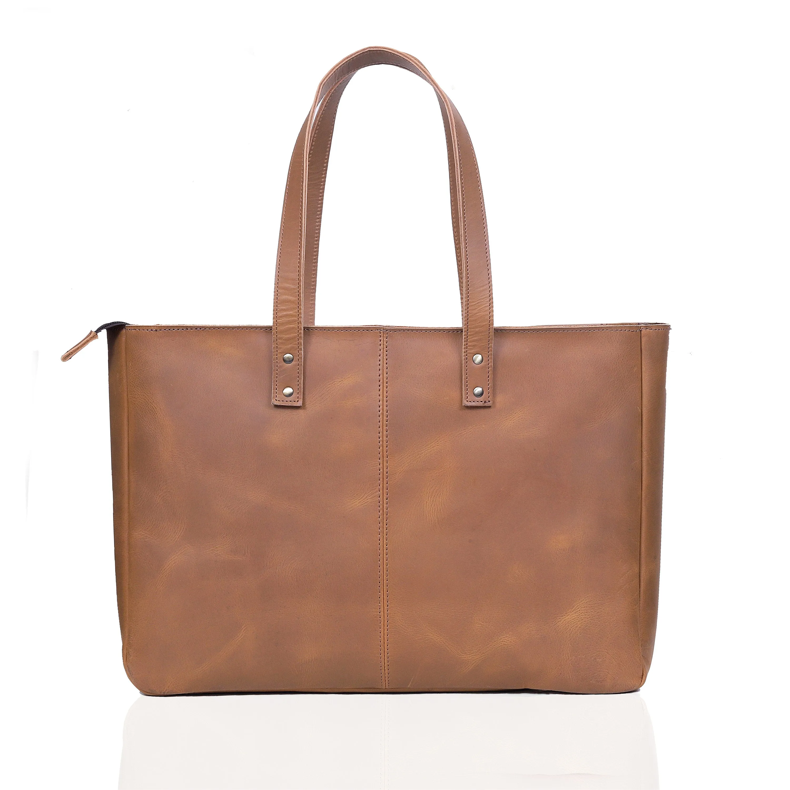 Nora Buffalo Leather Tote Bag   Wallet Set