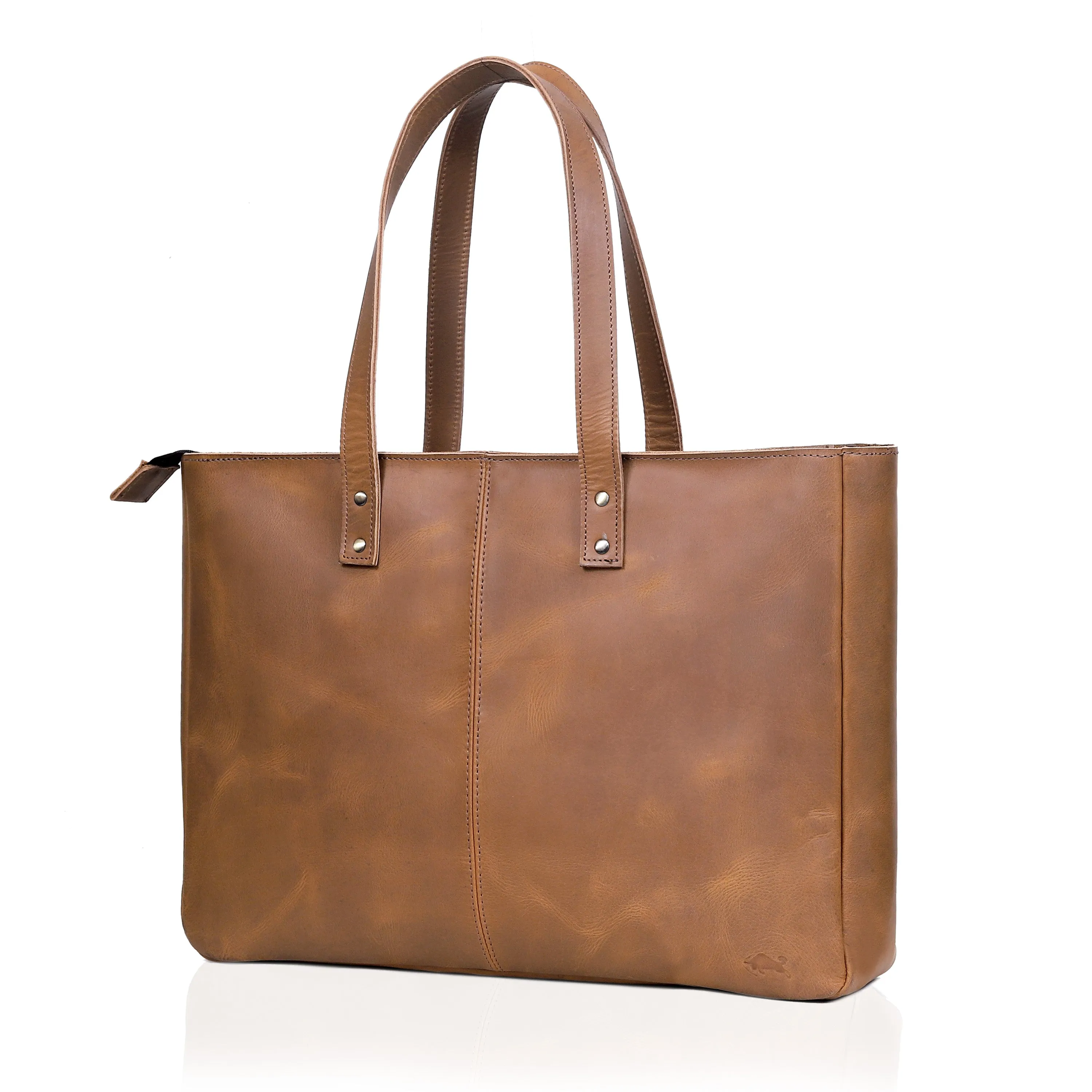 Nora Buffalo Leather Tote Bag   Wallet Set