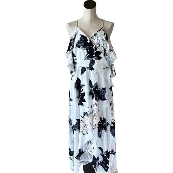 NWOT CITY CHIC Trendy Plus Size Delicate Maxi Dress SZ-14