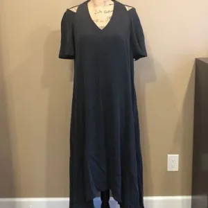 NWT Anthropologie Maeve Cupra Cold Shoulder Dress