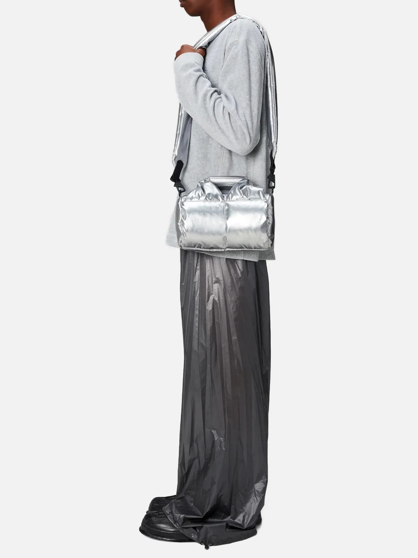 Nyssa Puffer Duffel Crossbody Mini W3 - Mirror