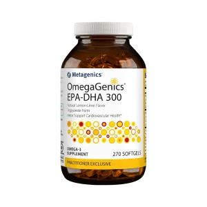 OmegaGenics® EPA-DHA 300 <br>Triglyceride Form Helps Support Cardiovascular Health*