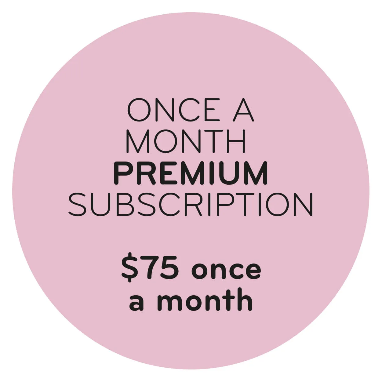 Once a Month Premium Subscription 2023