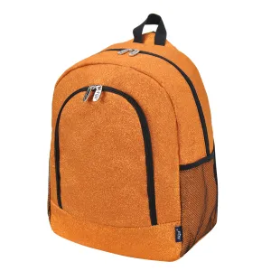Orange Glitter NGIL Canvas Backpack