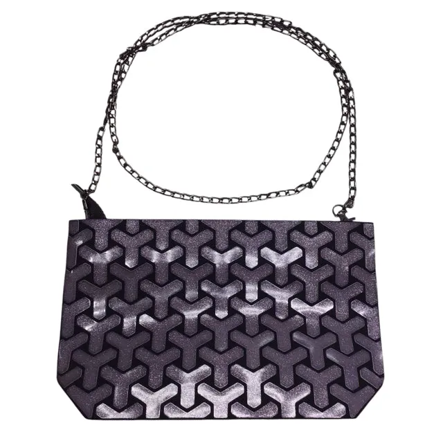 P LUCA Mauve Crossbody Bag
