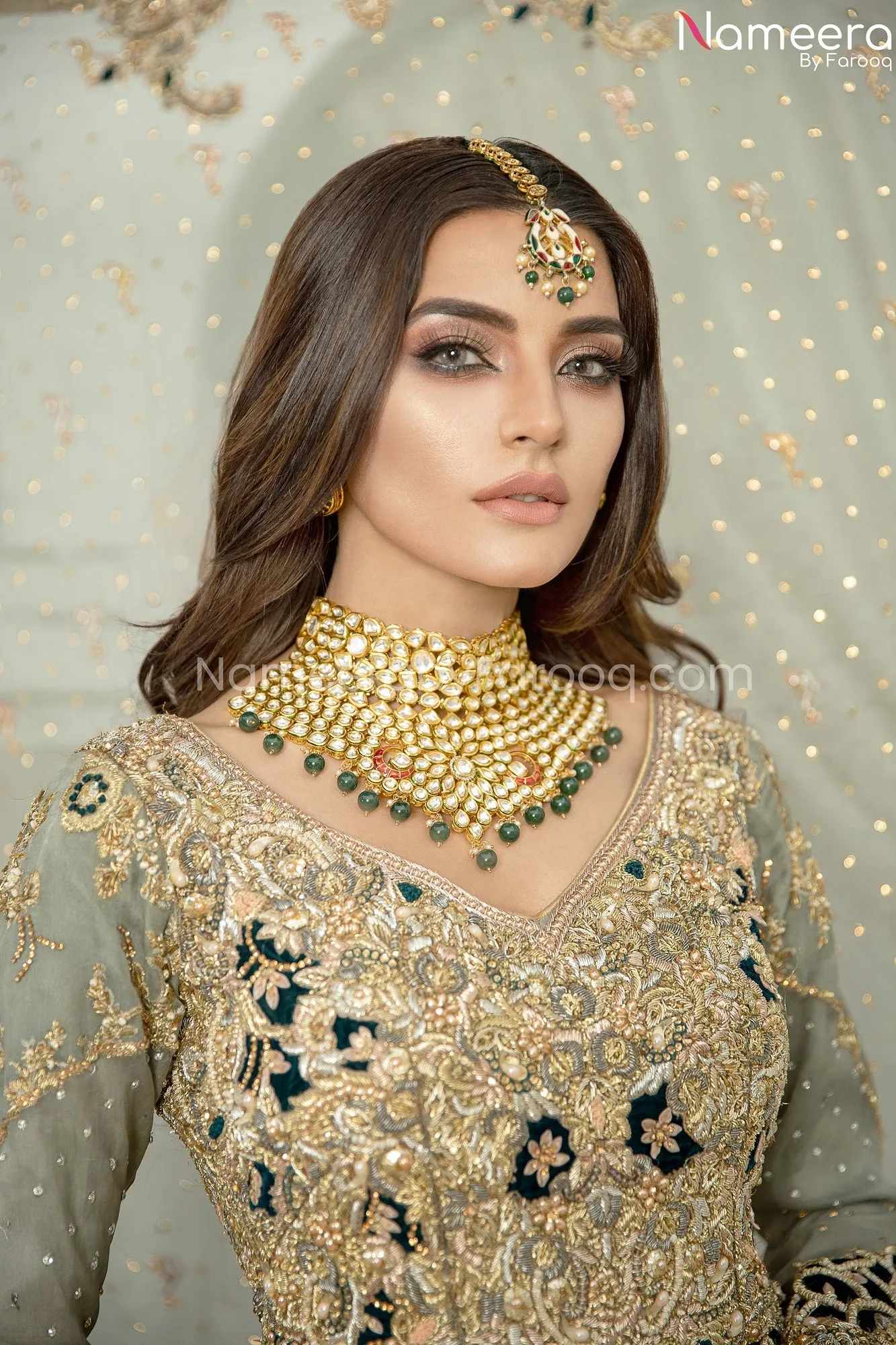 Pakistani Designer Lehenga for Bride Online #BR140