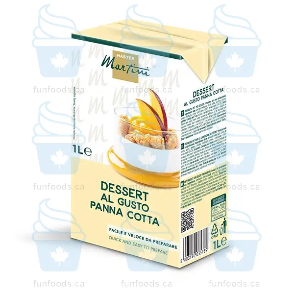 Panna Cotta Dessert Base - Case of 12 x 1L - Master Martini Canada