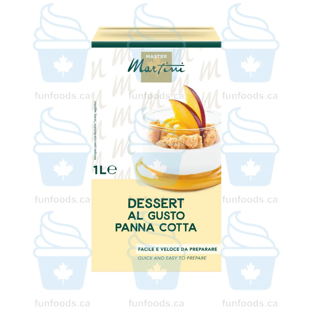 Panna Cotta Dessert Base - Case of 12 x 1L - Master Martini Canada