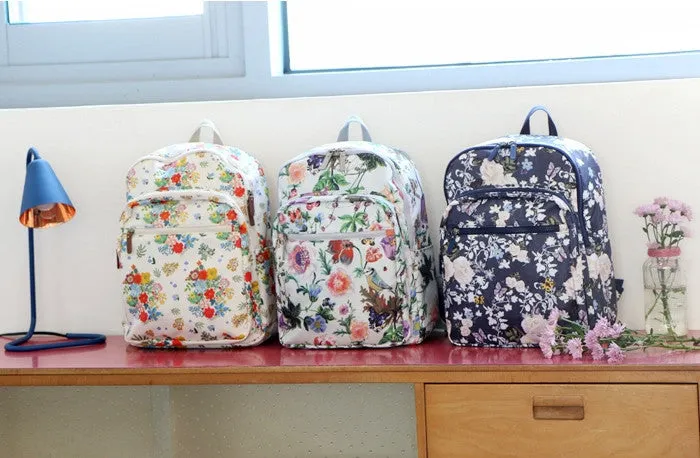 Paris Garden Backpack Blue Bird - Nathalie Lete