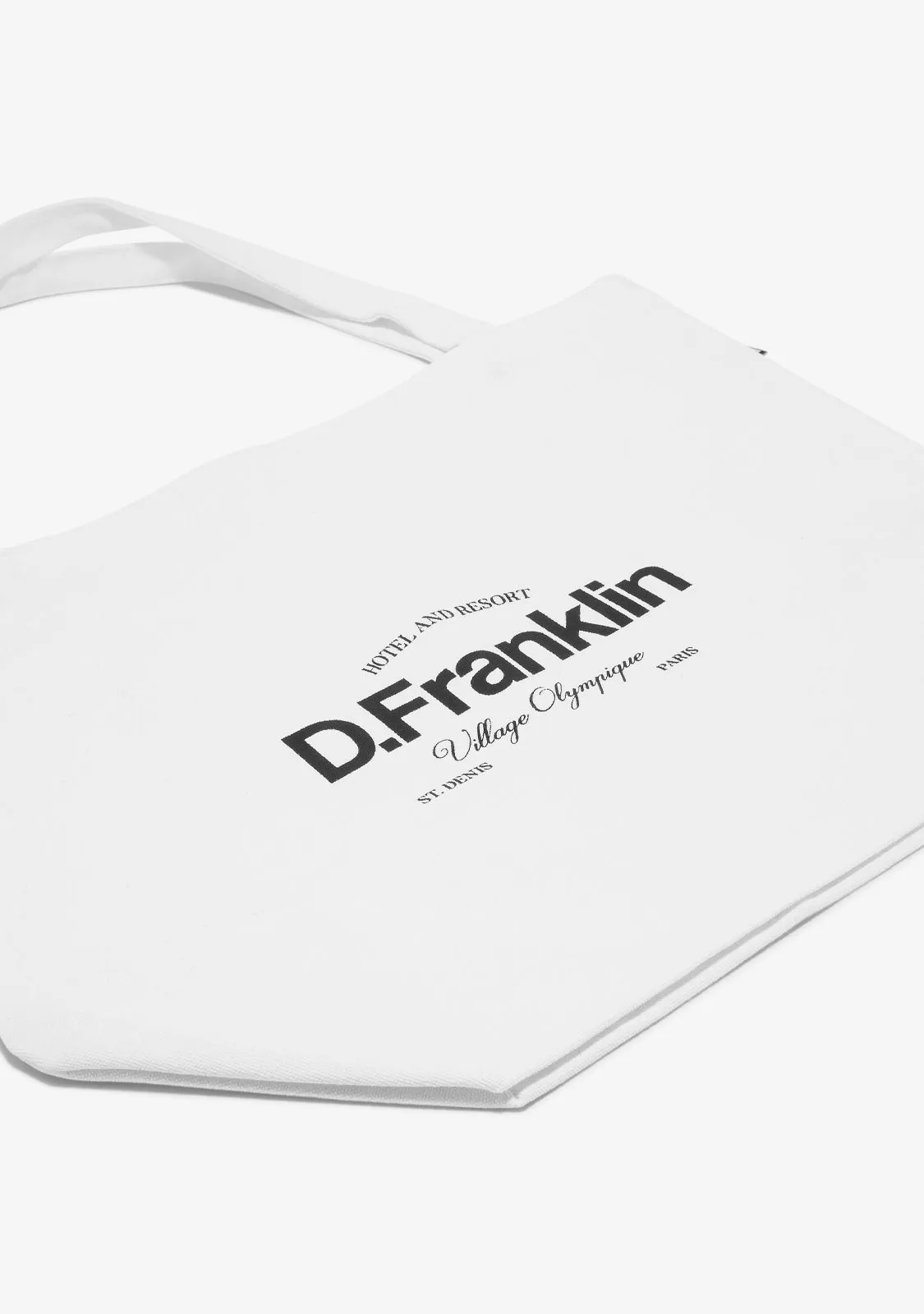 Paris St.Denis Tote Bag White