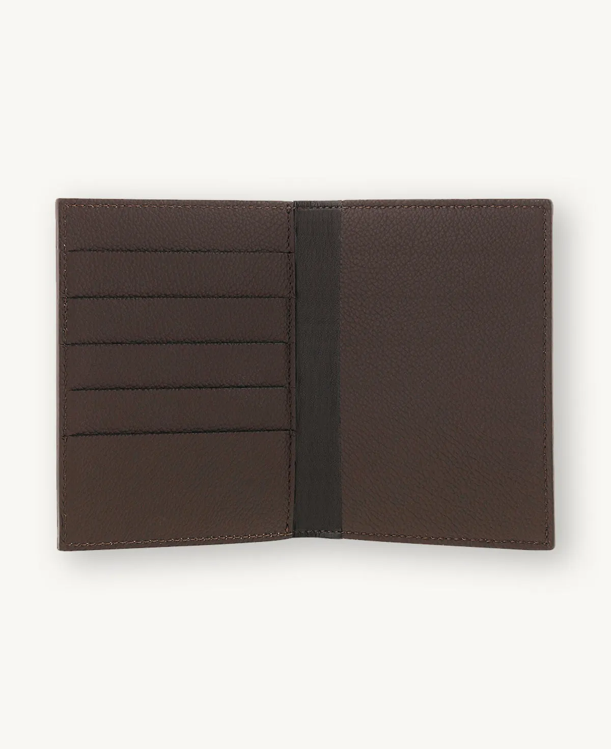 PASSPORT COVER BROWN