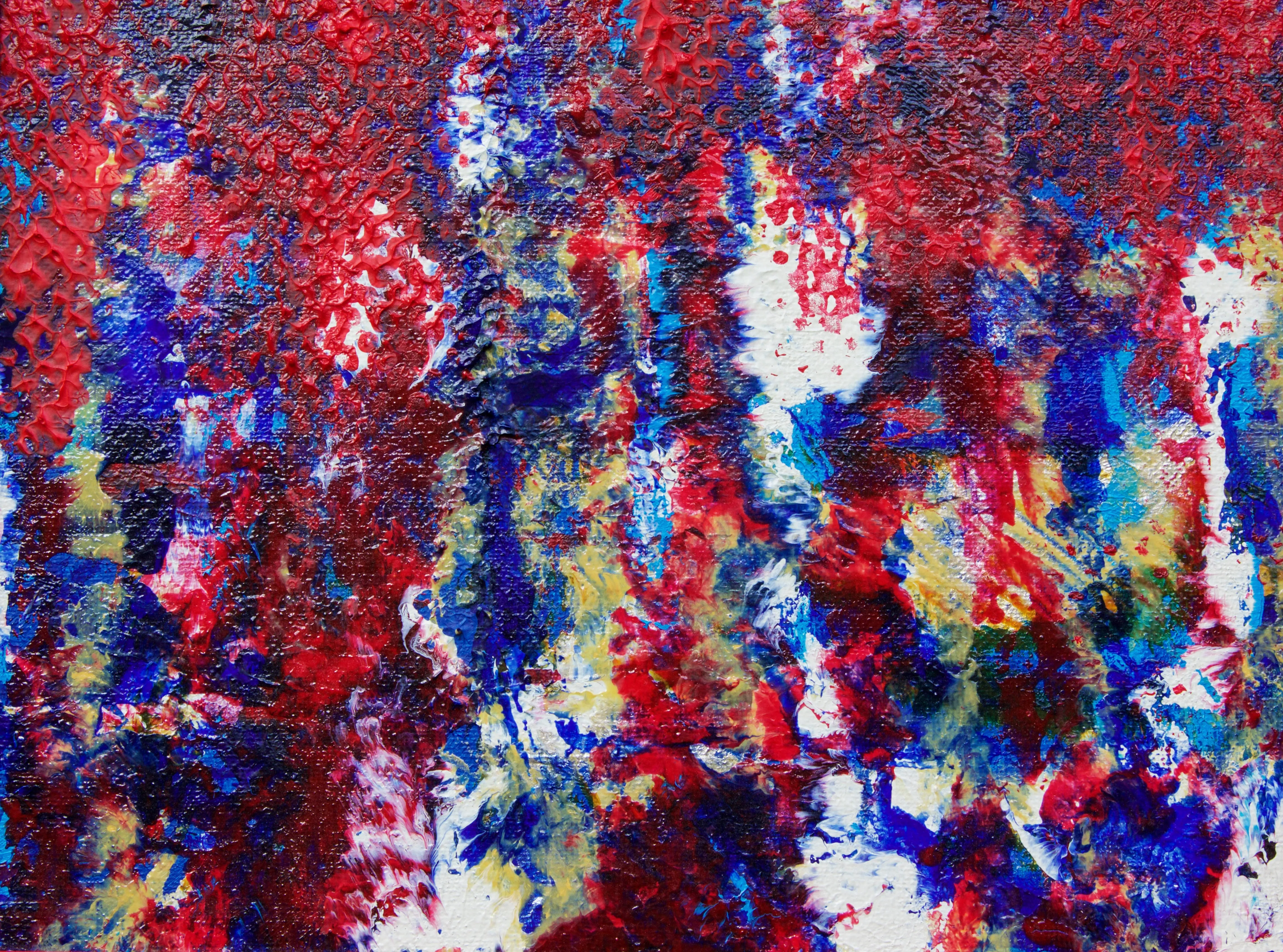Patriotic Melt Original Canvas