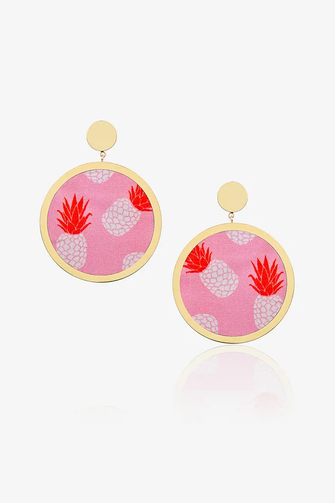 Pattern Circle Earring