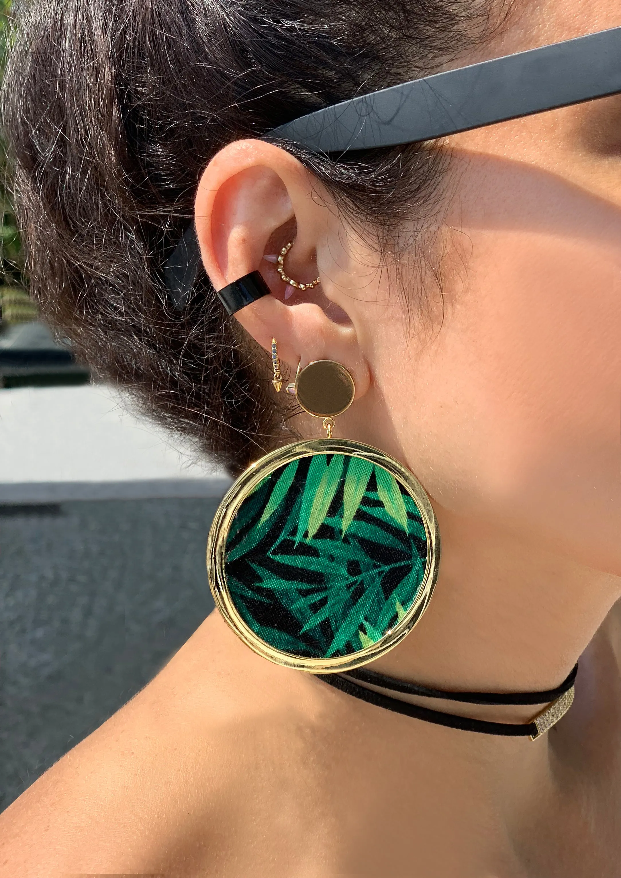 Pattern Circle Earring