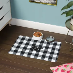 Pawda Faux-Designer Pet Food Mat