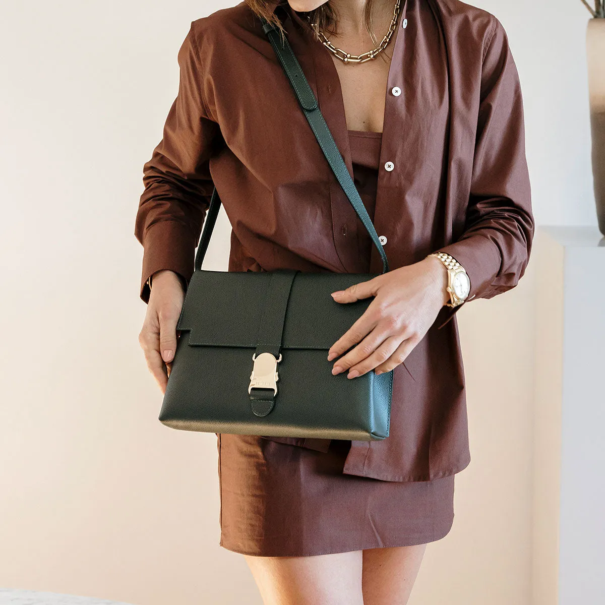 Perfectly Imperfect | Cadence Shoulder Bag | Pebbled