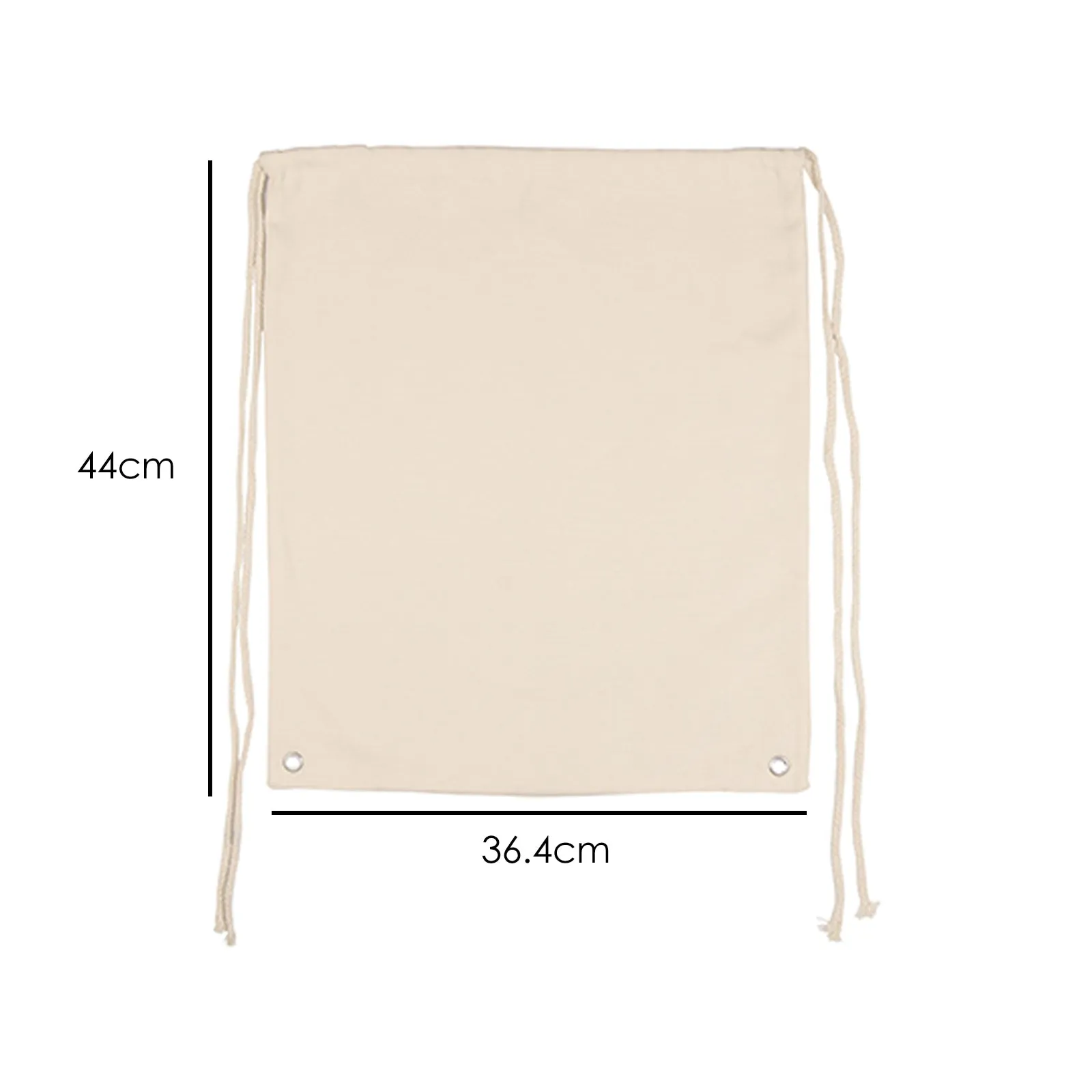 Personalised Canvas Drawstring Backpack with Goat Pink Glasses and Roses and Cute Text