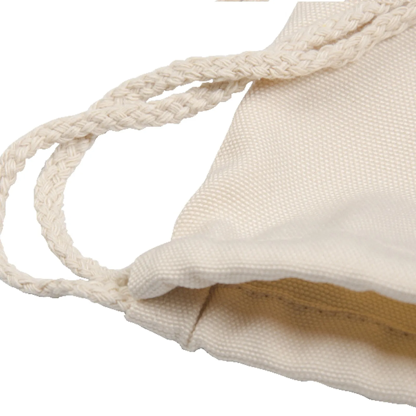 Personalised Canvas Drawstring Backpack with Welcoming Text and Relaxing Mum and Baby Giraffes