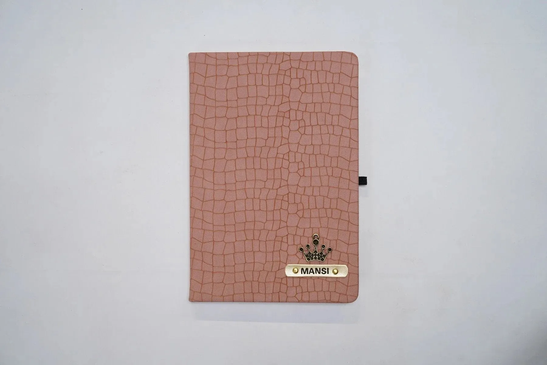 Personalised Croc Leather Diary - Tan