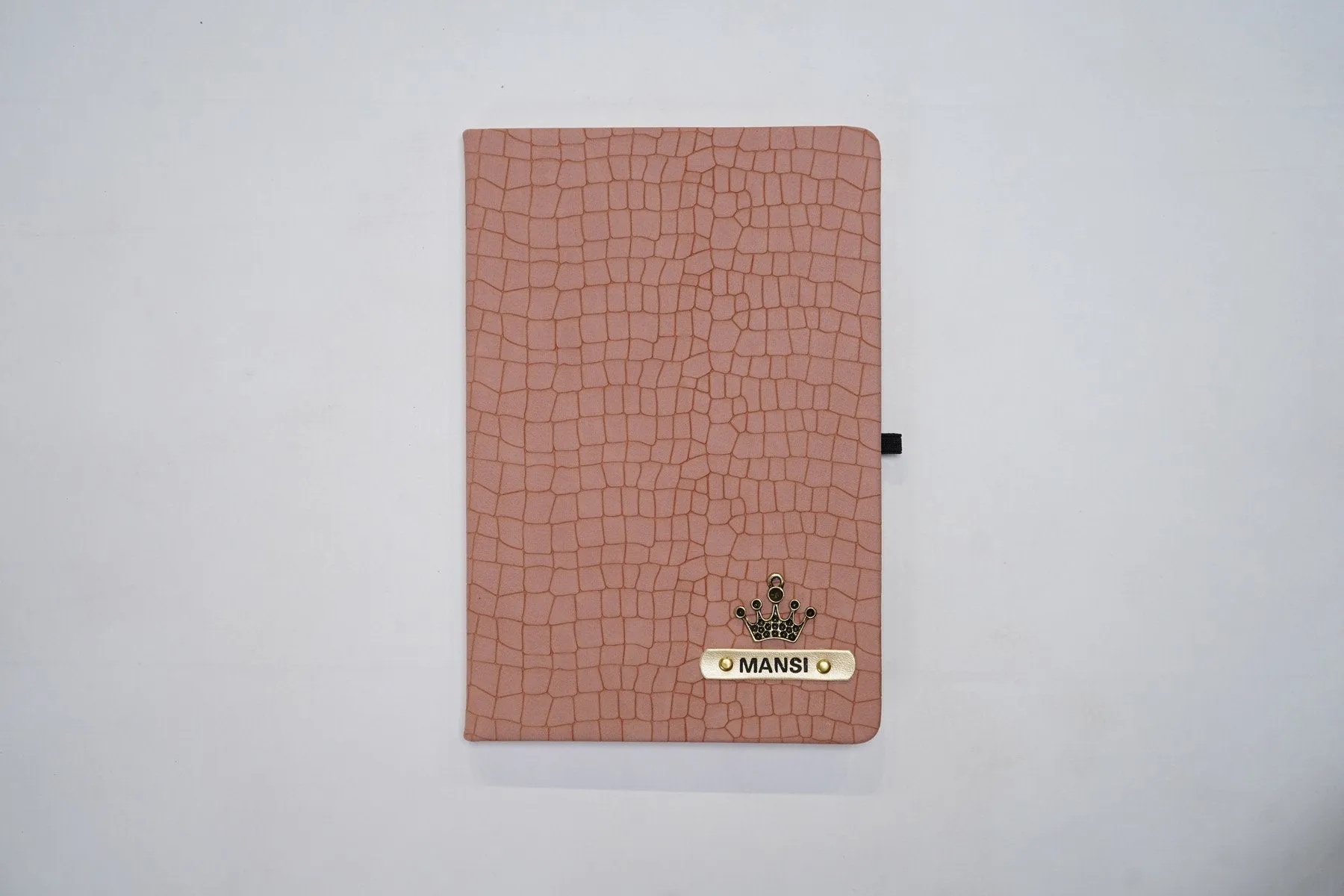 Personalised Croc Leather Diary - Tan