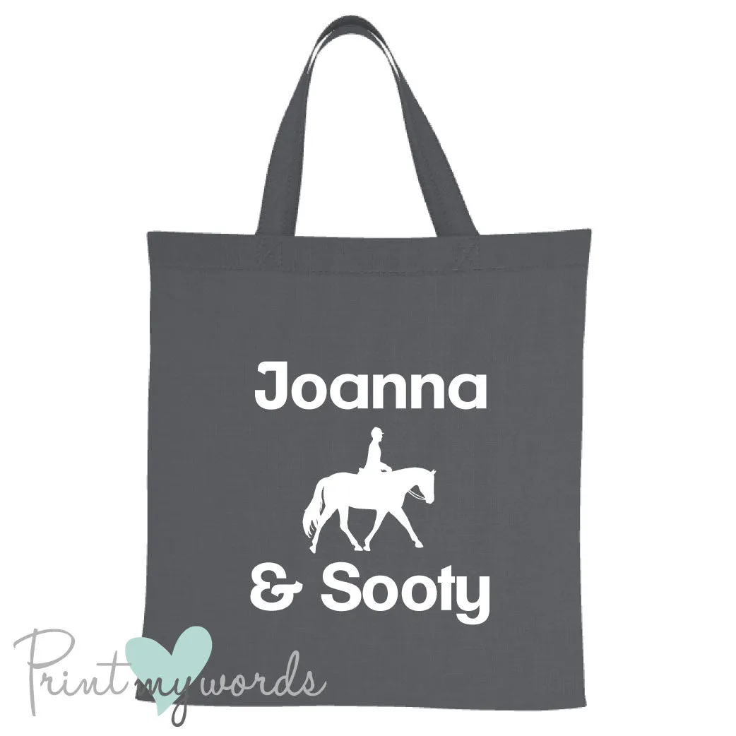 Personalised Dressage Equestrian Tote Bag