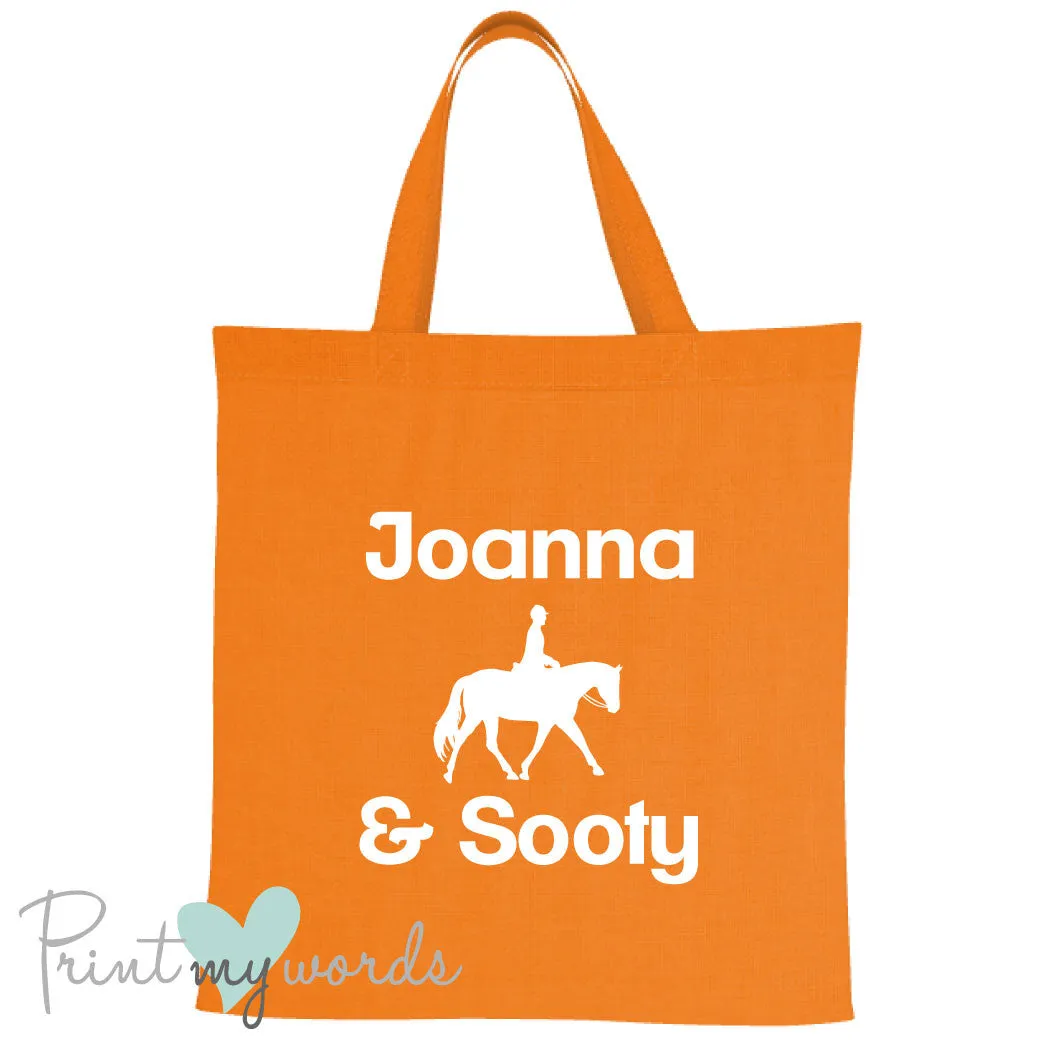 Personalised Dressage Equestrian Tote Bag