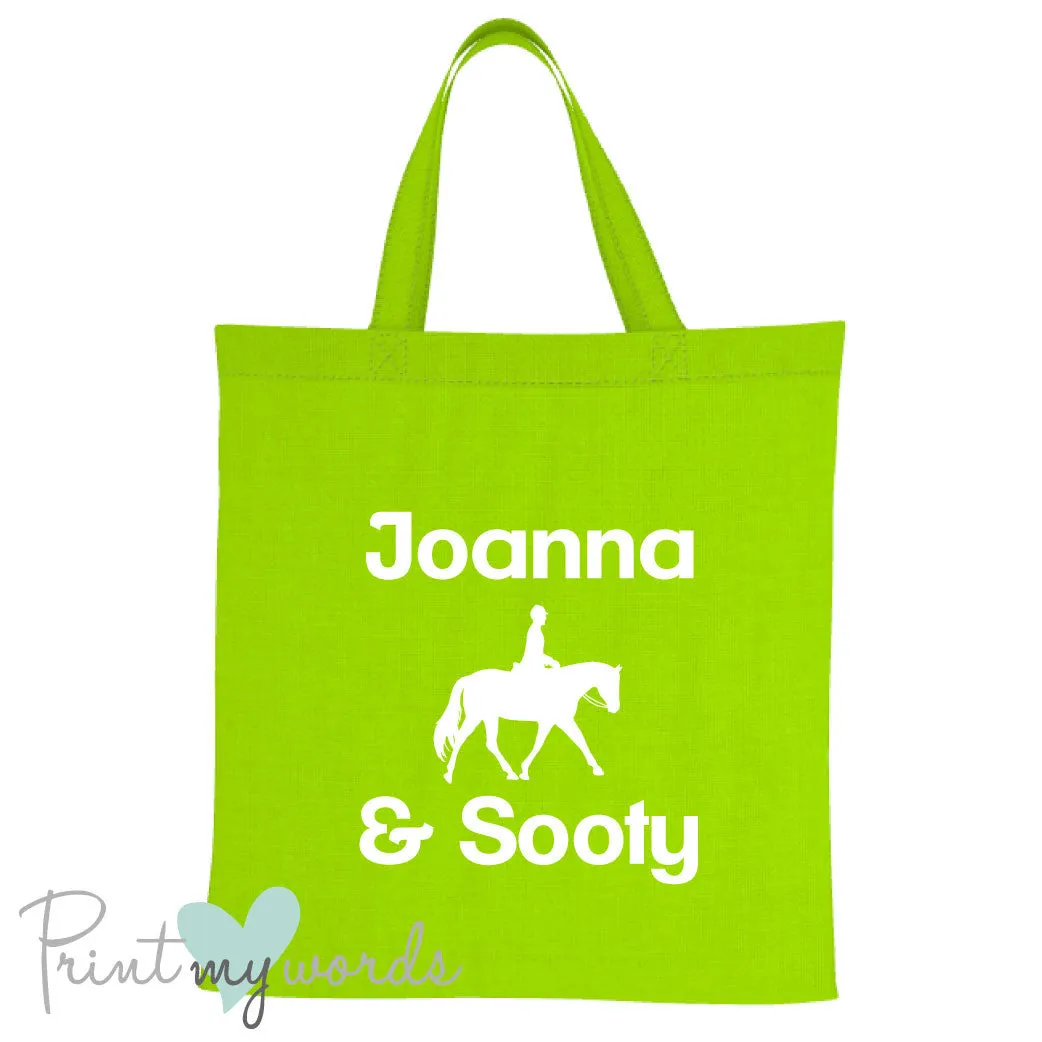 Personalised Dressage Equestrian Tote Bag