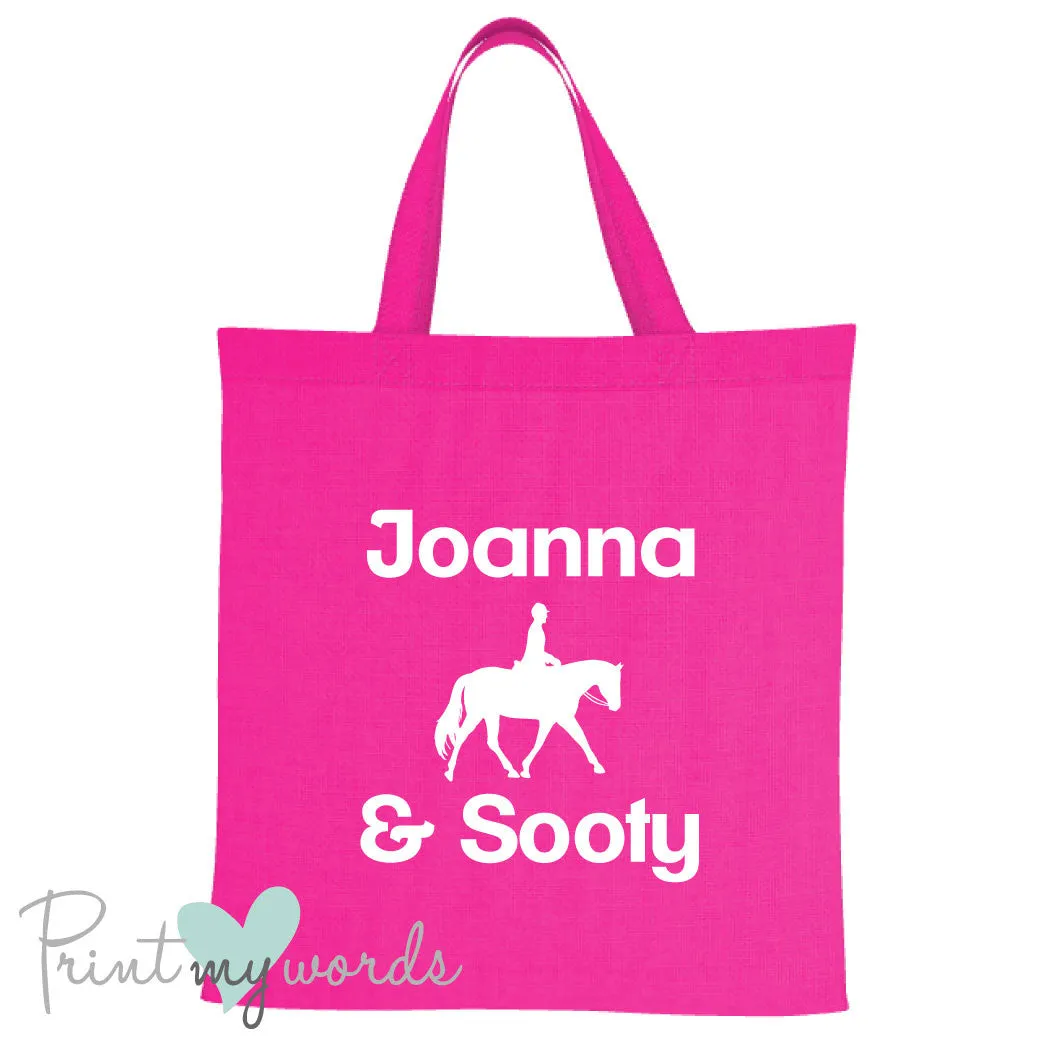 Personalised Dressage Equestrian Tote Bag