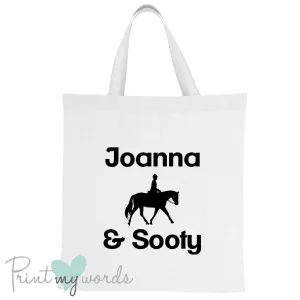 Personalised Dressage Equestrian Tote Bag