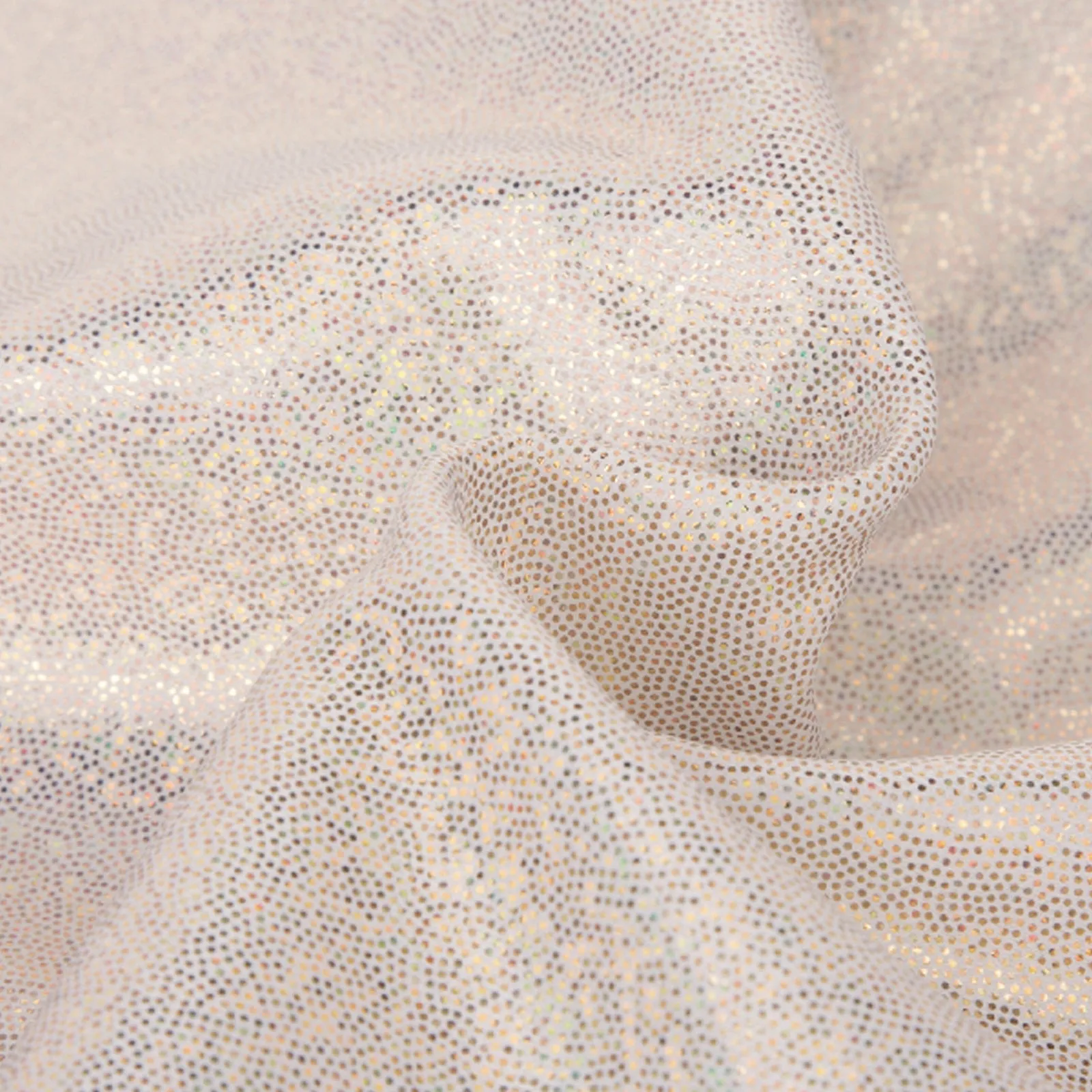Personalised Glitter Drawstring Backpack with Hippo Peach Flowers and Cute Text