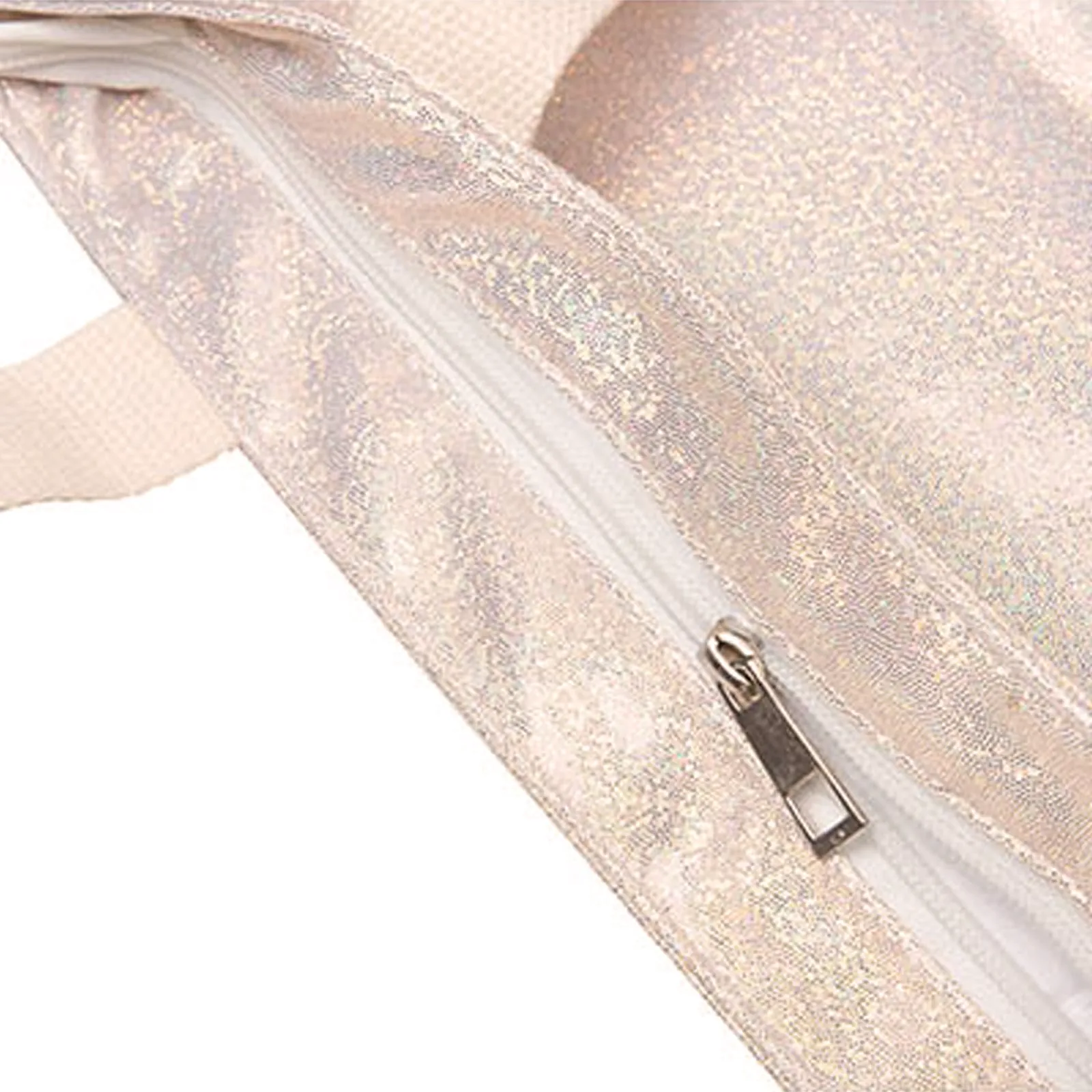 Personalised Glitter Tote Bag with Giraffe Pink Bow Multicolour Flowers and Cute Text