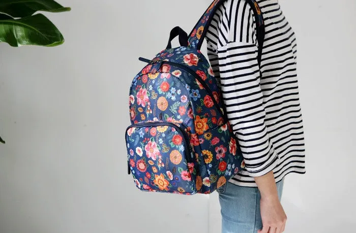 Petit Backpack Roses Populaires - Nathalie Lete