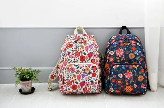 Petit Backpack Roses Populaires - Nathalie Lete