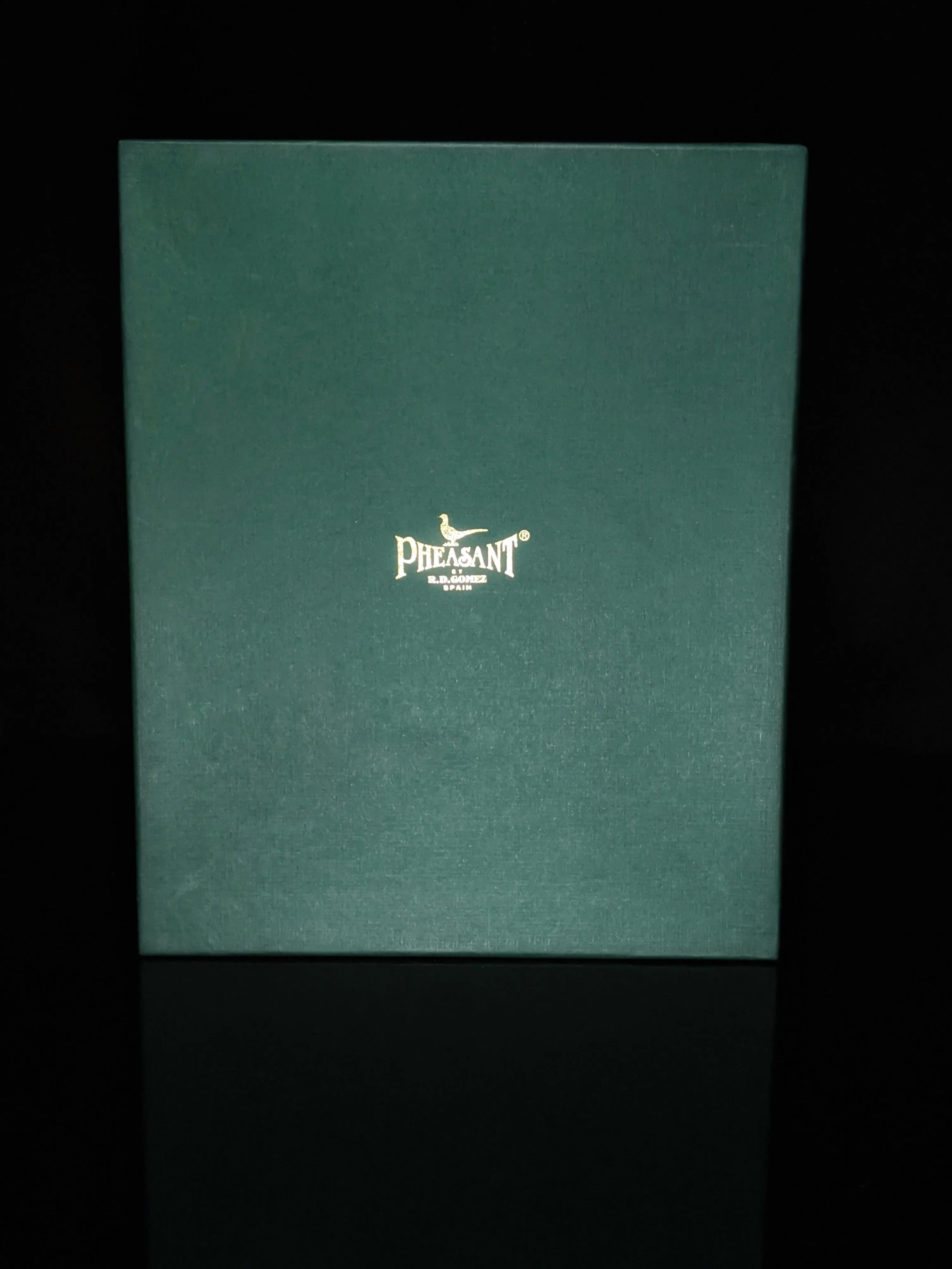 pheasant by R.D.Gomez made in Spain Bordeaux  Leather  Case NIB
