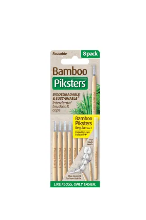 PIKSTERS Bamboo Yellow Size 3 -  8 Pack