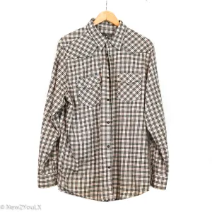 Plaid Button Down Collared Shirt (Old Navy)