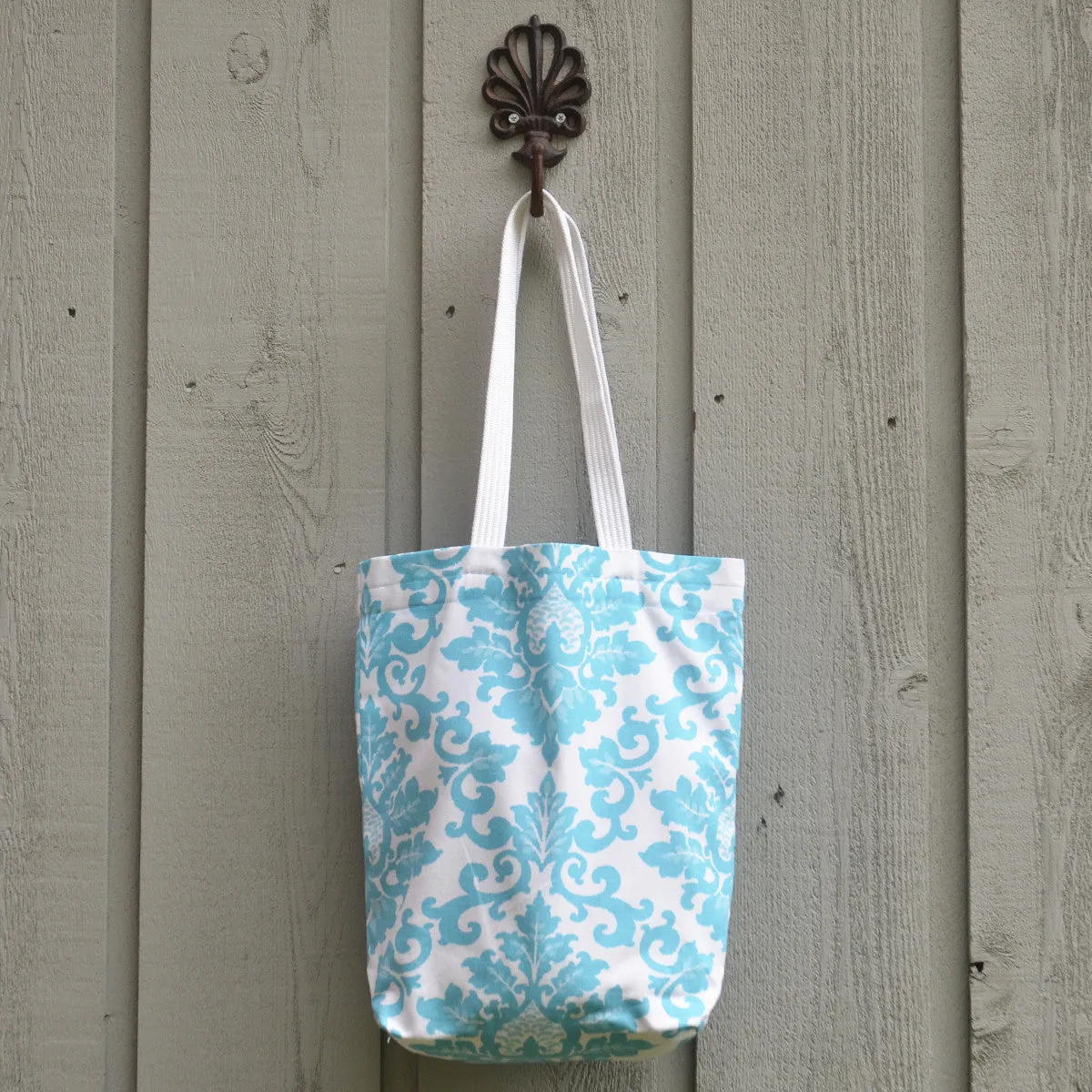 Polo Bag Blue Brocade