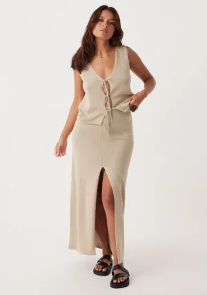 Poppy Skirt - Taupe
