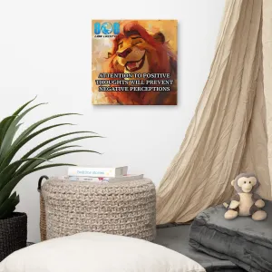 Positive Thoughts Canvas
