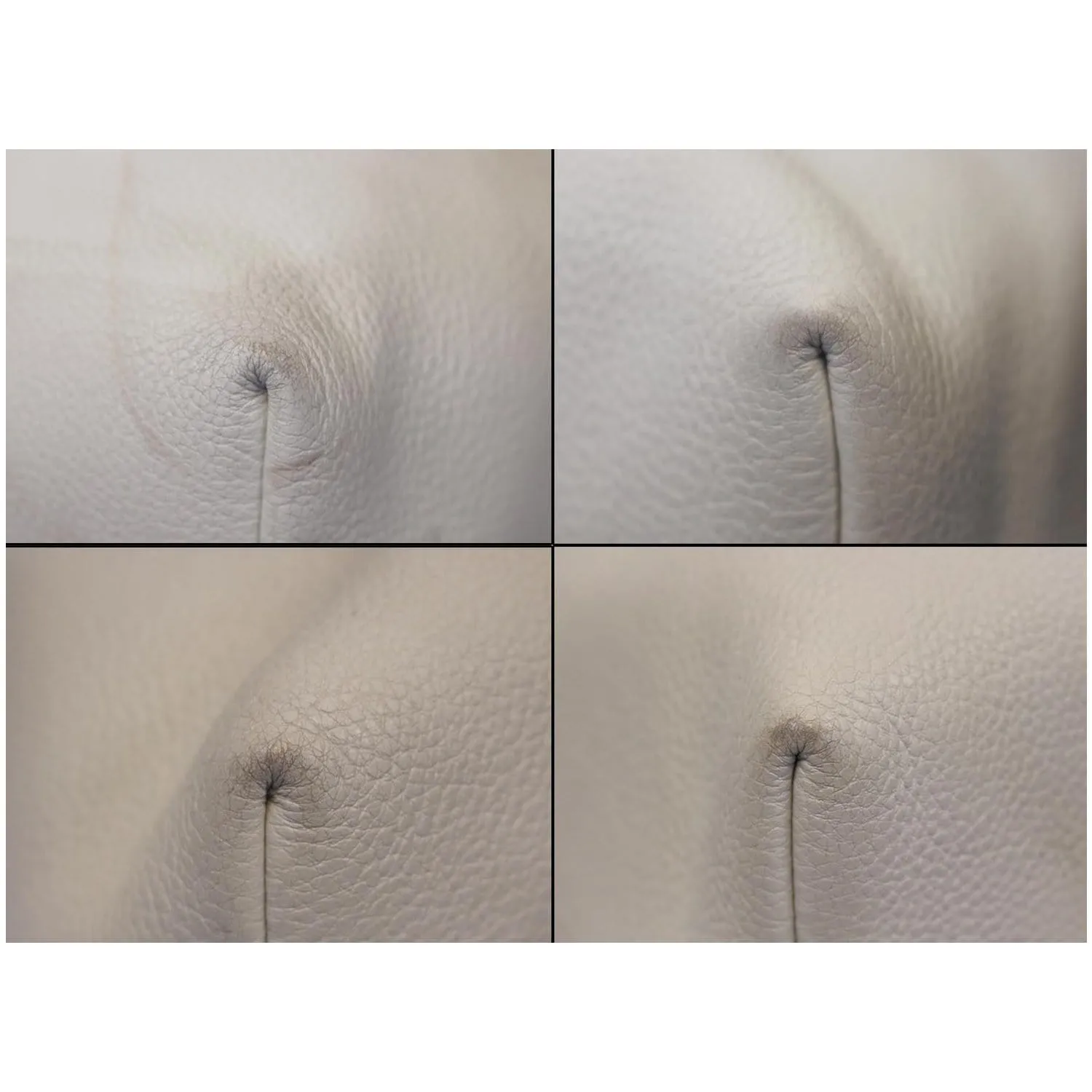PRADA Large Vitello Daino Shopper Tote Bag White