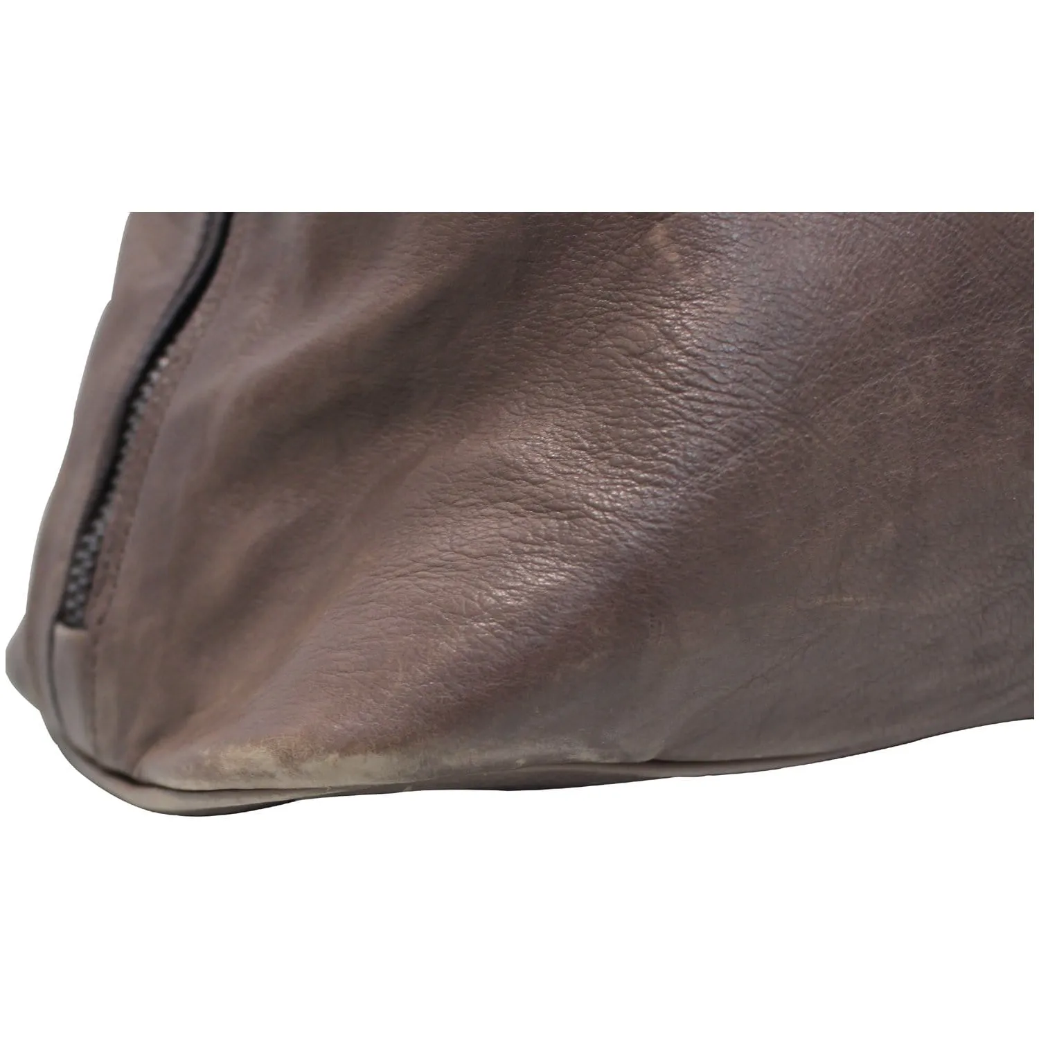 Prada Vitello Daino Leather Large Tote Bag Brown