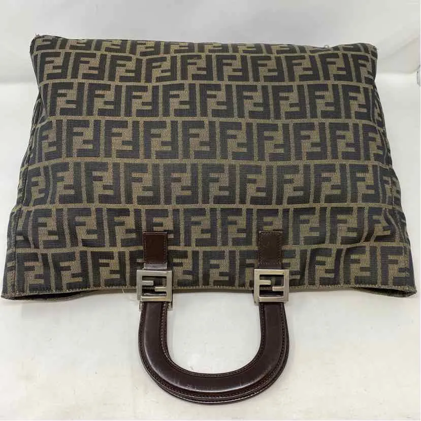 Pre-Owned Fendi Monogram Canvas Designer Handbag