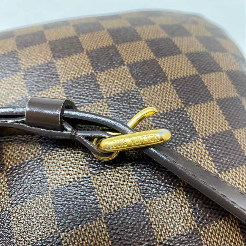 Pre-Owned Louis Vuitton Damier Eben Canvas Designer Handbag
