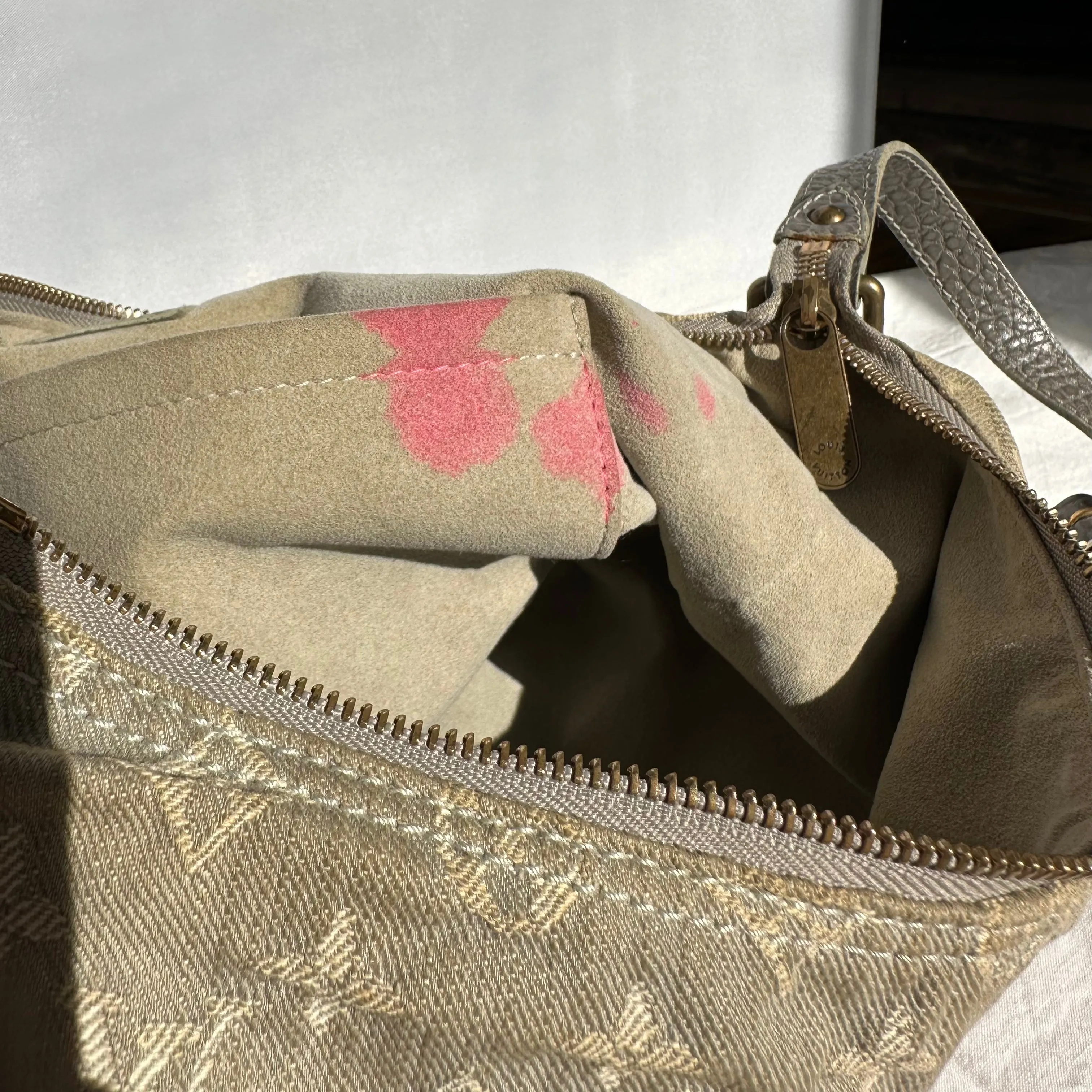 PREOWNED Authentic Louis Vuitton Denim Crossbody Bag