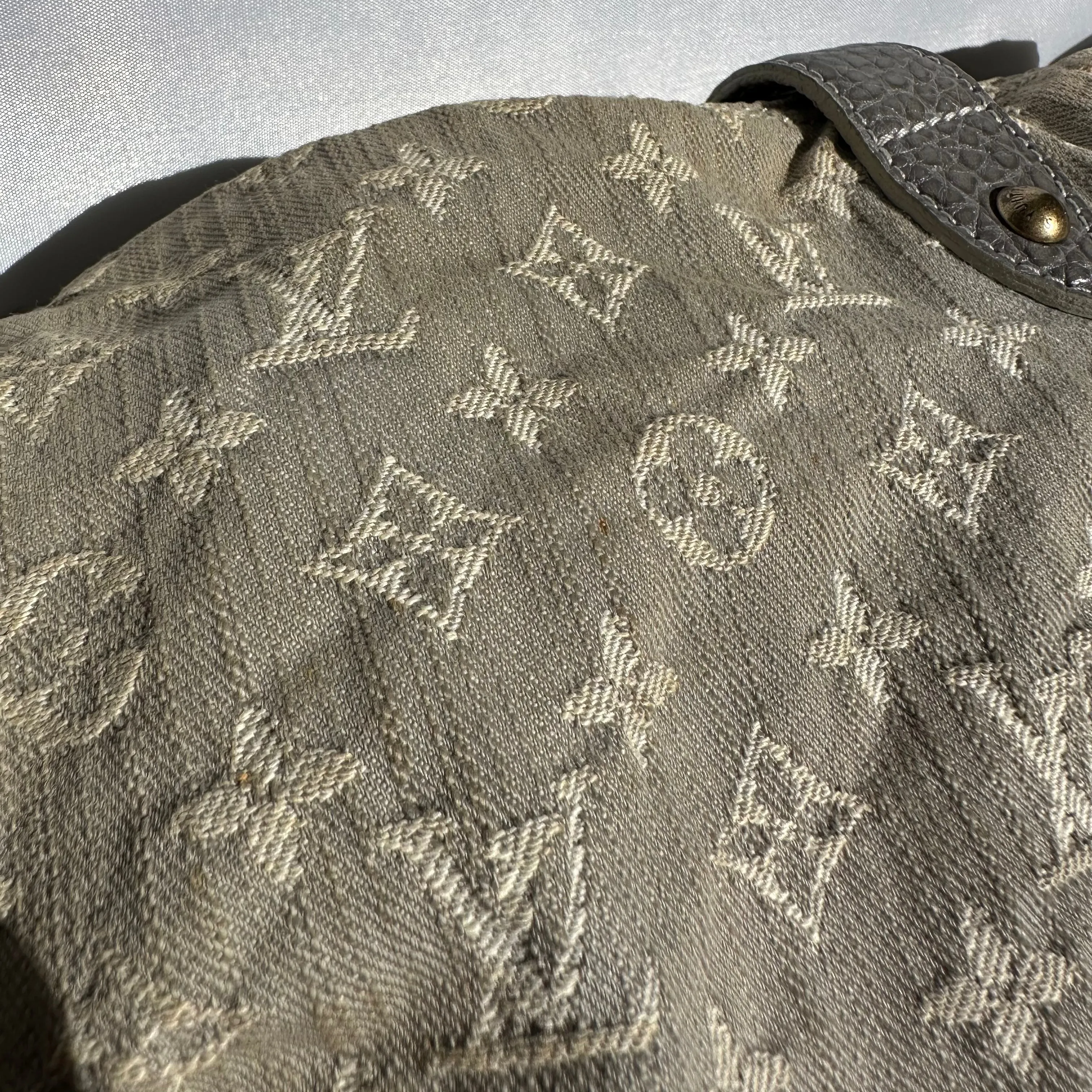 PREOWNED Authentic Louis Vuitton Denim Crossbody Bag